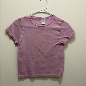 No Boundaries Light Pink Crew Neck Tee